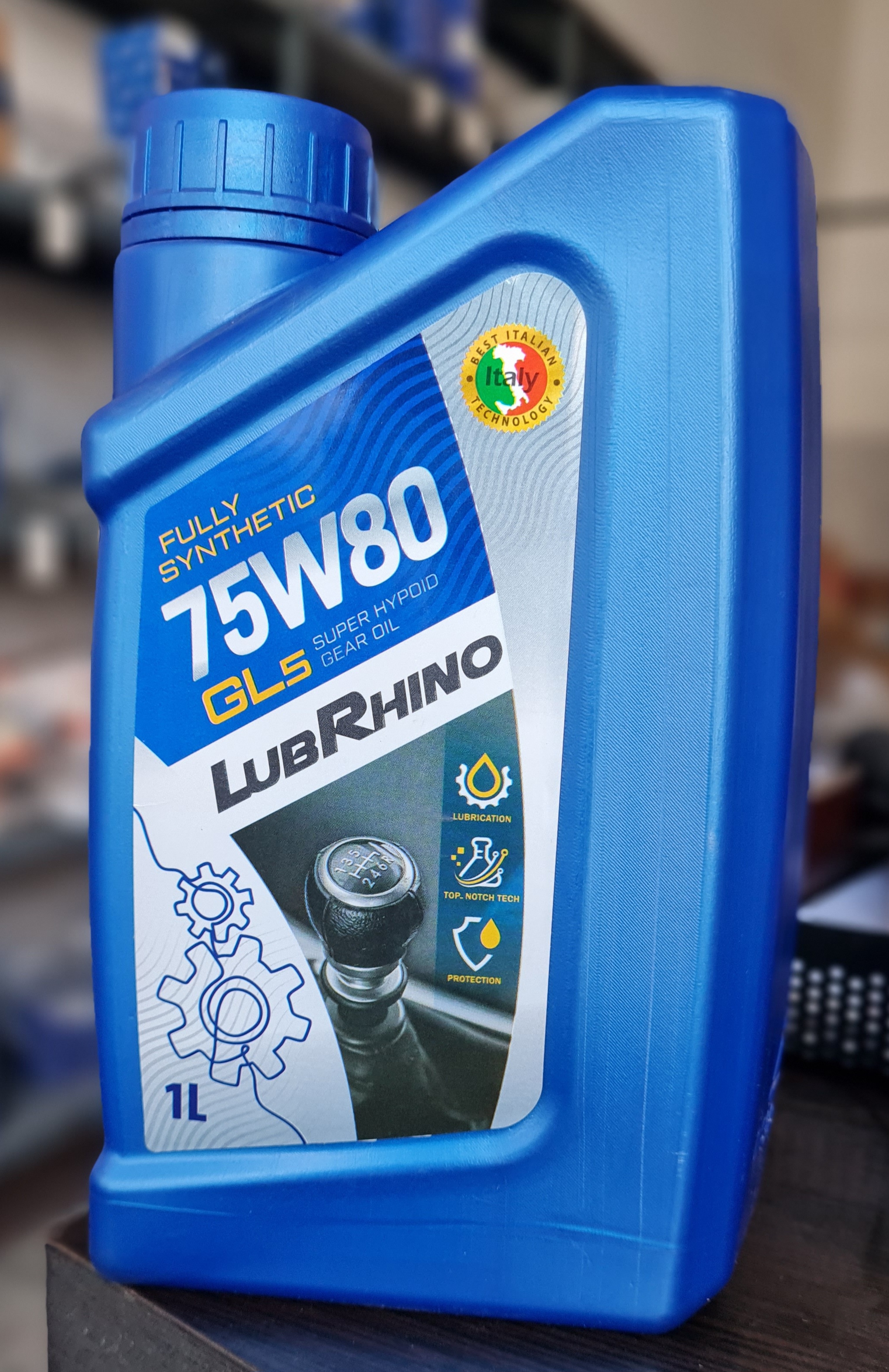 روغن گیربکس دستی لوبرینو مدل 75W80 GL5 یک لیتری