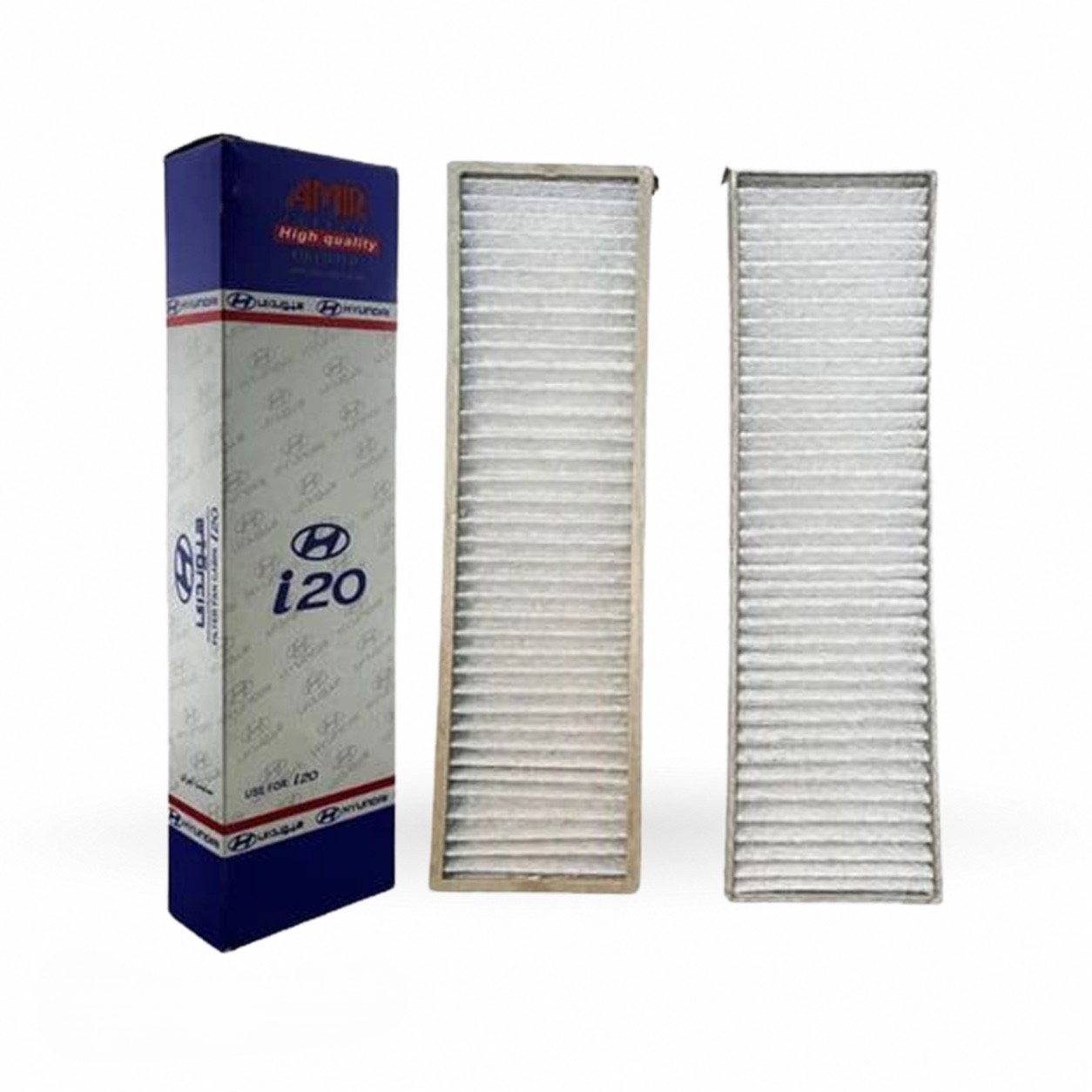 فیلتر کابین هیوندا I20 طرح اصلی بسته 2 عددی 971331J000