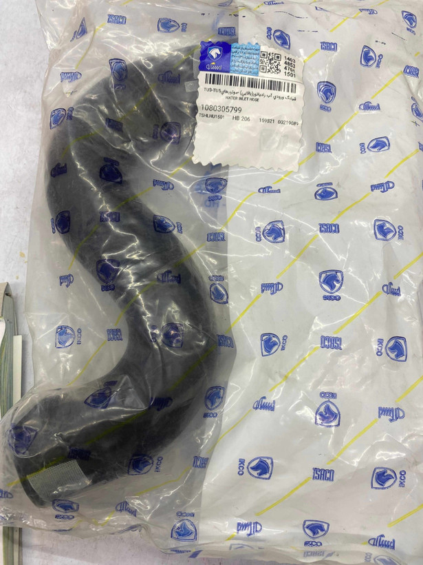شیلنگ بالا رادیاتور 206 ایساکو شرکتی 1080305799